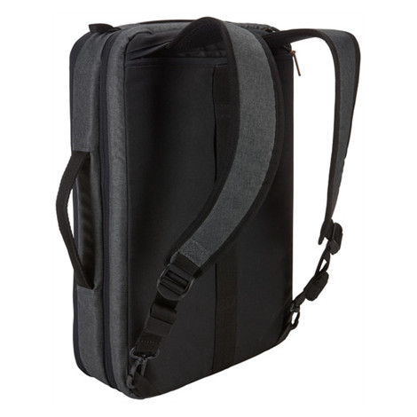 Case Logic Era Hybrid Briefcase Fits up to size 15.6 ", Obsidian, Shoulder strap, Messenger - Briefcase/Backpack