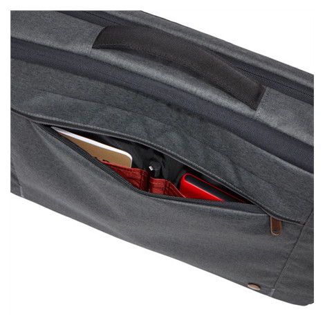 Case Logic Era Hybrid Briefcase Fits up to size 15.6 ", Obsidian, Shoulder strap, Messenger - Briefcase/Backpack