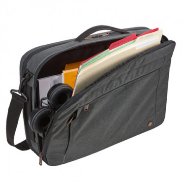 Case Logic Era Hybrid Briefcase Fits up to size 15.6 ", Obsidian, Shoulder strap, Messenger - Briefcase/Backpack