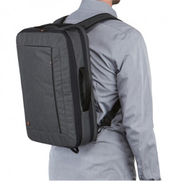 Case Logic Era Hybrid Briefcase Fits up to size 15.6 ", Obsidian, Shoulder strap, Messenger - Briefcase/Backpack