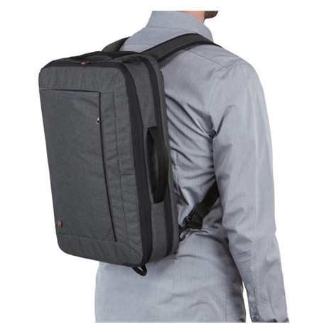 Case Logic Era Hybrid Briefcase Fits up to size 15.6 ", Obsidian, Shoulder strap, Messenger - Briefcase/Backpack