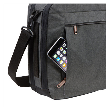 Case Logic Era Hybrid Briefcase Fits up to size 15.6 ", Obsidian, Shoulder strap, Messenger - Briefcase/Backpack