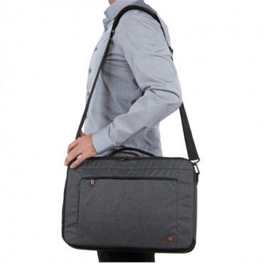 Case Logic Era Hybrid Briefcase Fits up to size 15.6 ", Obsidian, Shoulder strap, Messenger - Briefcase/Backpack