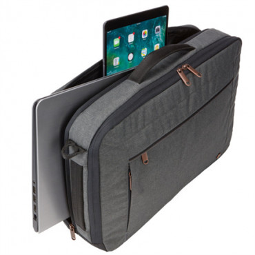 Case Logic Era Hybrid Briefcase Fits up to size 15.6 ", Obsidian, Shoulder strap, Messenger - Briefcase/Backpack