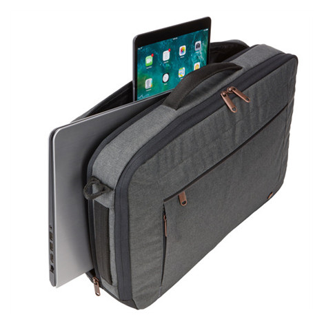 Case Logic Era Hybrid Briefcase Fits up to size 15.6 ", Obsidian, Shoulder strap, Messenger - Briefcase/Backpack