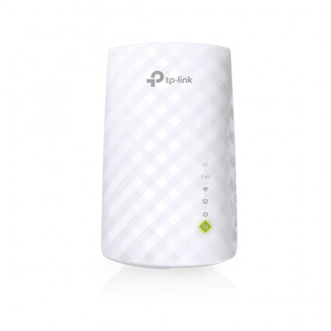 TP-LINK Extender RE200 802.11ac, 2.4GHz/5GHz, 300+433 Mbit/s, 10/100 Mbit/s, Ethernet LAN (RJ-45) ports 1, Antenna type 3xIntern