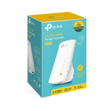 TP-LINK Extender RE200 802.11ac, 2.4GHz/5GHz, 300+433 Mbit/s, 10/100 Mbit/s, Ethernet LAN (RJ-45) ports 1, Antenna type 3xIntern