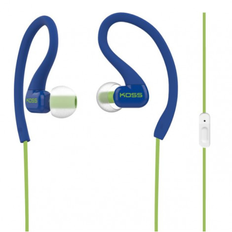 Koss Headphones KSC32iB In-ear/Ear-hook, 3.5mm (1/8 inch), Microphone, Blue,