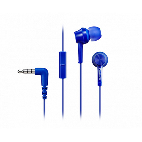 Panasonic Canal type RP-TCM115E-A In-ear, 3.5mm (1/8 inch), Microphone, Blue,