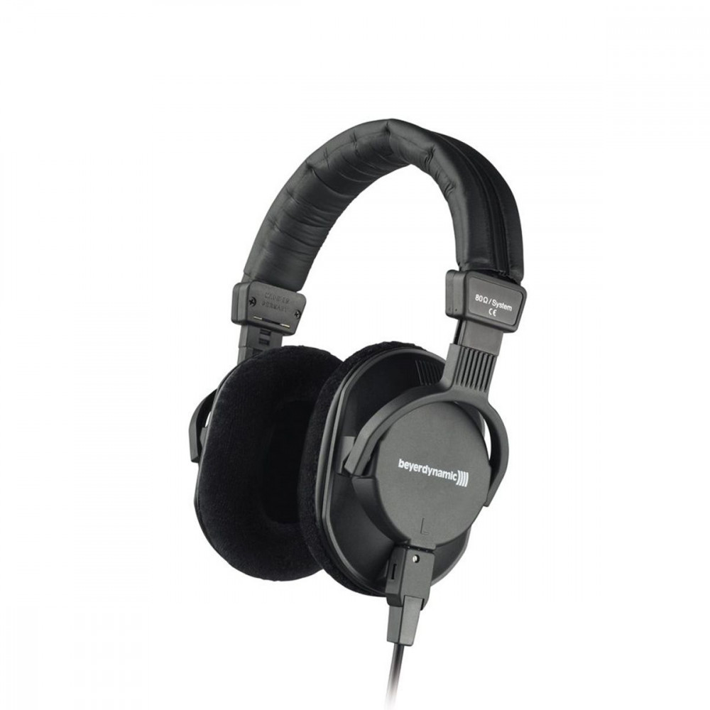 Beyerdynamic Studio headphones DT 250 Headband/On-Ear, 3.5 mm and adapter 6.35 mm, Black,