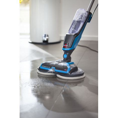 Bissell Mop SpinWave Corded operating, Washing function, Power 105 W, Blue/Titanium