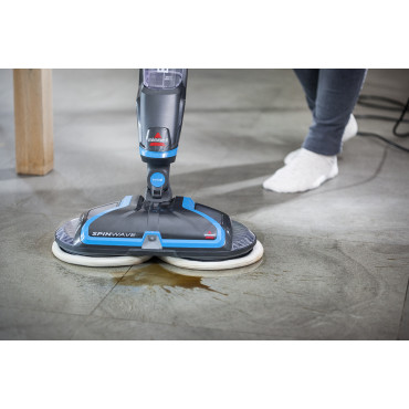 Bissell Mop SpinWave Corded operating, Washing function, Power 105 W, Blue/Titanium