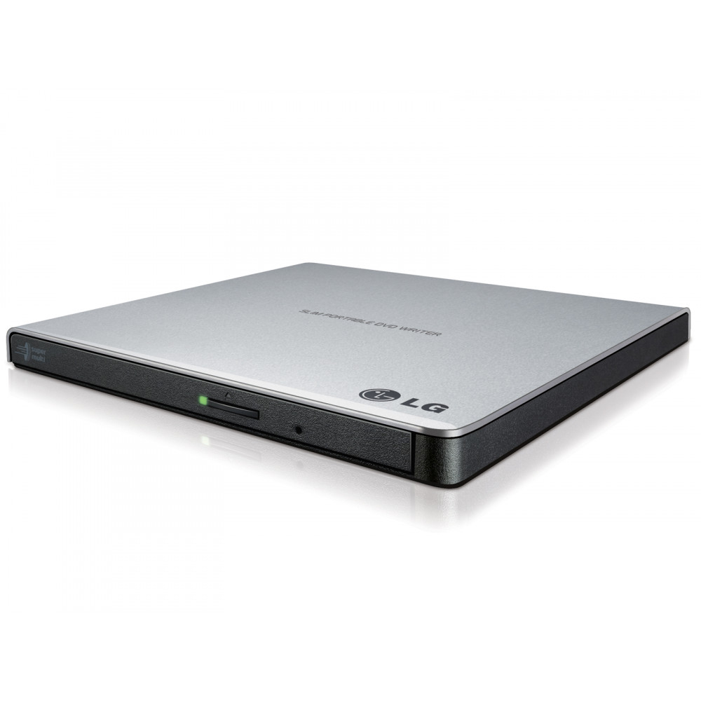 H.L Data Storage Ultra Slim Portable DVD-Writer GP57ES40 Interface USB 2.0, DVD R/RW, CD read speed 24 x, CD write speed 24 x, S