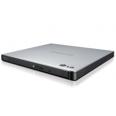H.L Data Storage Ultra Slim Portable DVD-Writer GP57ES40 Interface USB 2.0, DVD R/RW, CD read speed 24 x, CD write speed 24 x, S