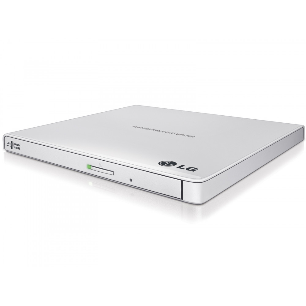 H.L Data Storage Ultra Slim Portable DVD-Writer GP57EW40 Interface USB 2.0, DVD R/RW, CD read speed 24 x, CD write speed 24 x, W