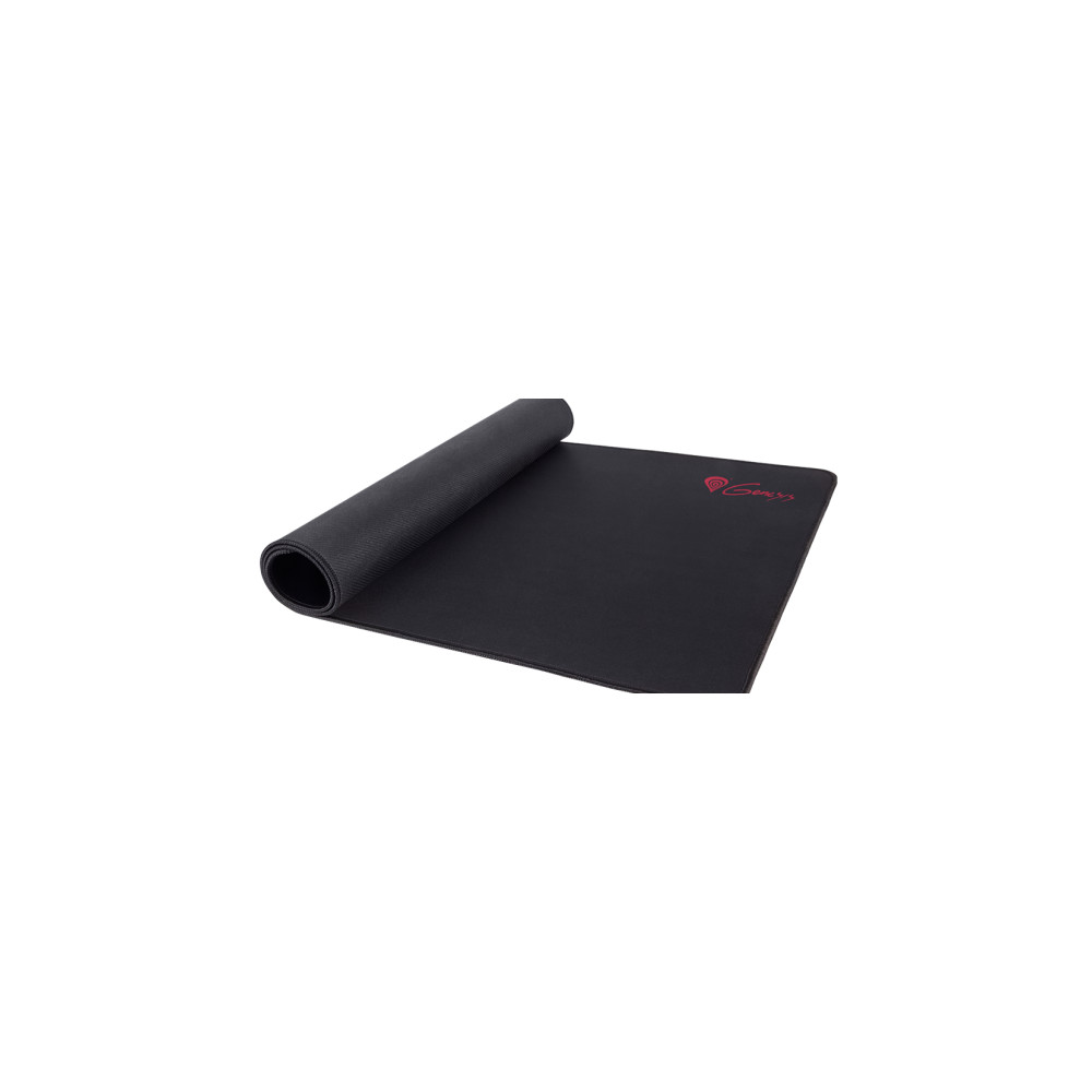 Genesis Carbon 500 Maxi Logo Mouse pad, 450 x 900 x 2.5 mm, Black