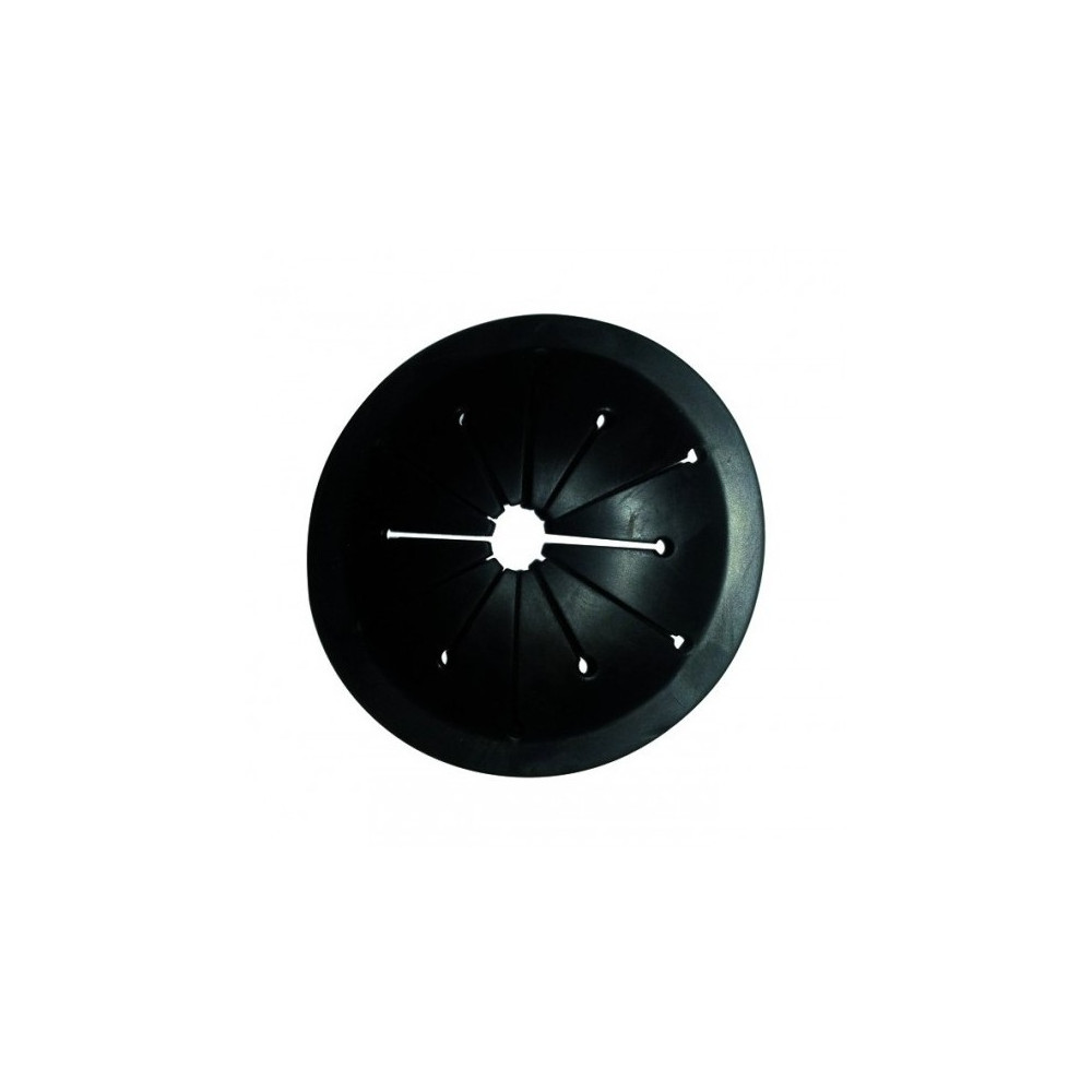 Elleci PPT90010 Splashguard Black, removable and washable (including in dishwasher) for Waste disposers