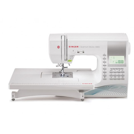 Singer Sewing Machine Quantum Stylist 9960 Number of stitches 600, Number of buttonholes 13, White