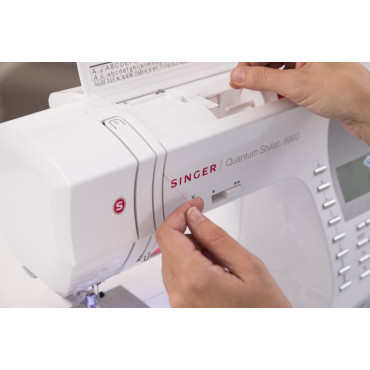 Singer Sewing Machine Quantum Stylist 9960 Number of stitches 600, Number of buttonholes 13, White
