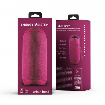 Energy Sistem Speaker Urban Box 2 10 W, Bluetooth, Wireless connection, Magneta