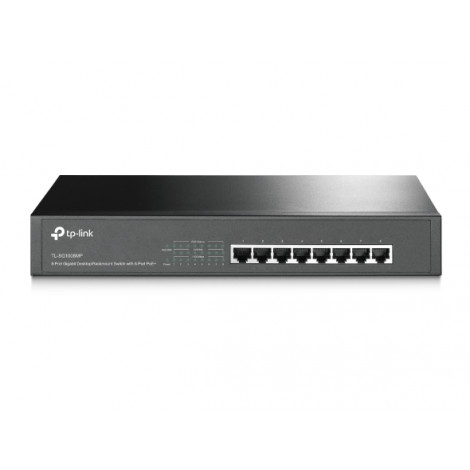 TP-LINK Switch TL-SG1008MP Unmanaged, Rack mountable, 1 Gbps (RJ-45) ports quantity 8, PoE+ ports quantity 8, Power supply type 