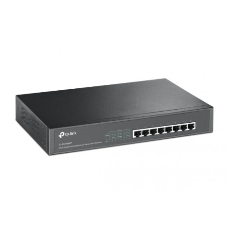 TP-LINK Switch TL-SG1008MP Unmanaged, Rack mountable, 1 Gbps (RJ-45) ports quantity 8, PoE+ ports quantity 8, Power supply type 