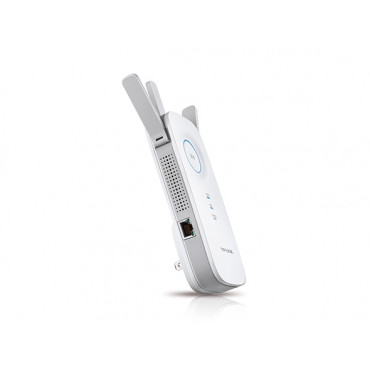 TP-LINK Extender RE450 802.11ac, 2.4GHz/5GHz, 450+1300 Mbit/s, 10/100/1000 Mbit/s, Ethernet LAN (RJ-45) ports 1, Antenna type 3x