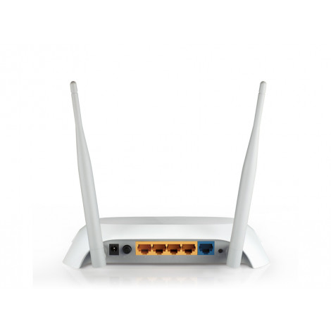 TP-LINK 3G/4G Router TL-MR3420 802.11n, 300 Mbit/s, 10/100 Mbit/s, Ethernet LAN (RJ-45) ports 4, 3G/4G via optional USB adapter,