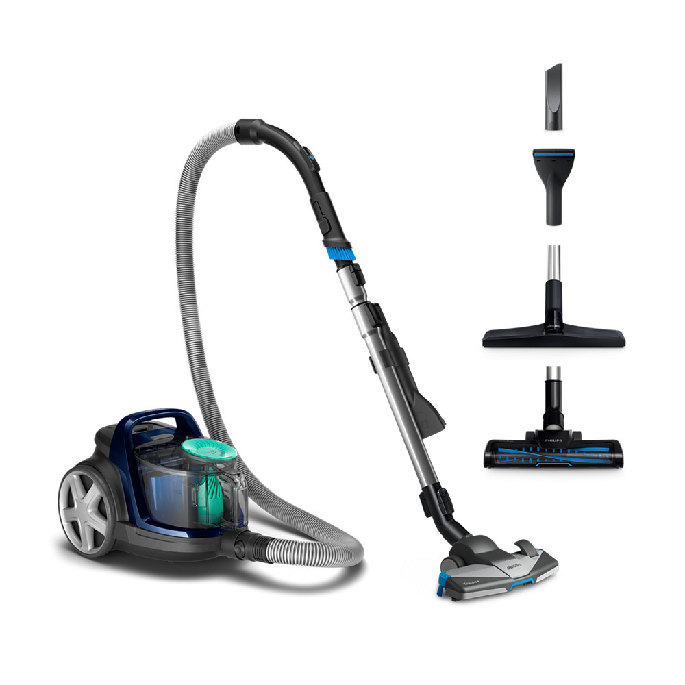 Philips Vacuum cleaner PowerPro Active FC9556/09 Bagless, Power 750 W, Dust capacity 1.5 L, Blue