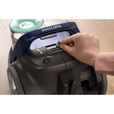 Philips Vacuum cleaner PowerPro Active FC9556/09 Bagless, Power 750 W, Dust capacity 1.5 L, Blue