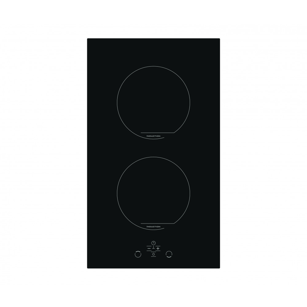 Simfer Hob H3.020.DEISP Induction, Number of burners/cooking zones 2, Touch control, Timer, Black