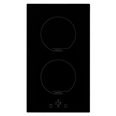 Simfer Hob H3.020.DEISP Induction, Number of burners/cooking zones 2, Touch control, Timer, Black