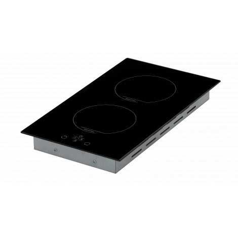 Simfer Hob H3.020.DEISP Induction, Number of burners/cooking zones 2, Touch control, Timer, Black