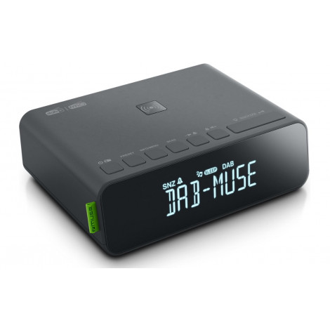 Muse DAB+/FM RDS Radio M-175 DBI Alarm function, AUX in, Black