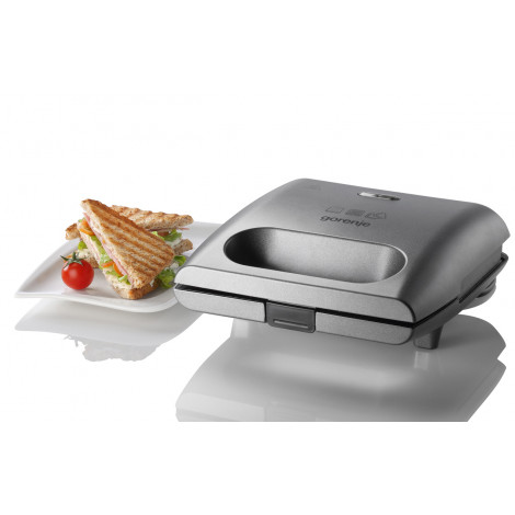 Gorenje Sandwich maker SM703GCG 700 W, Number of plates 3, Number of pastry 2, Grey