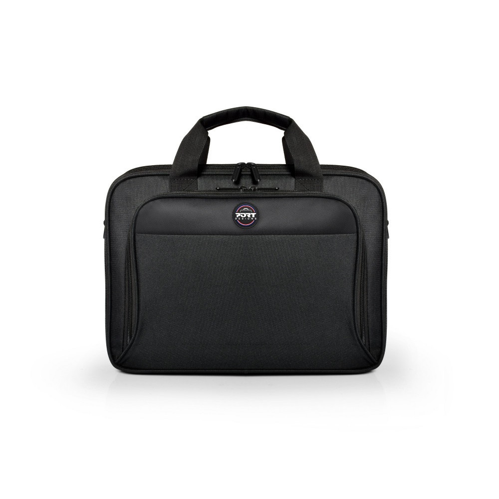 PORT DESIGNS HANOI II CLAMSHELL 105064 Fits up to size 15.6 ", Black, Shoulder strap, Messenger - Briefcase