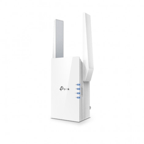 TP-LINK Extender RE505X 802.11ax, 2.4GHz/5GHz, 300+1200 Mbit/s, 10/100/1000 Mbit/s, Ethernet LAN (RJ-45) ports 1, Antenna type 2