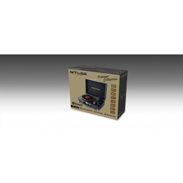 Muse Turntable Stereo System MT-103 GD 3 speeds, USB port, AUX in