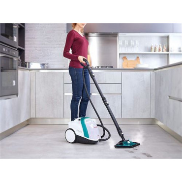 Polti Steam cleaner PTEU0277 Vaporetto Smart 100_T Power 1500 W, Steam pressure 4 bar, Water tank capacity 2 L, White