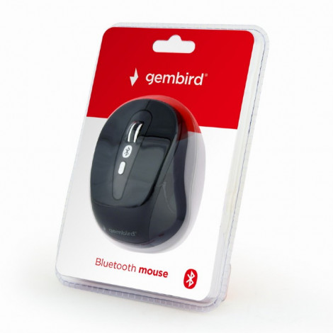 Gembird MUSWB-6B-01 Bluetooth v.3.0, Wireless connection, Optical Mouse, Black