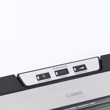 Caso Bar Vacuum sealer VR 190 advanced Power 100 W, Temperature control, Black