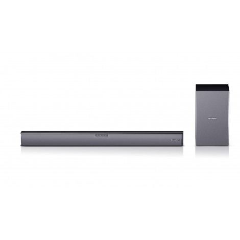 Sharp HT-SBW182 2.1 Slim Soundbar HDMI, Optical, Bluetooth, 160 W, 74 cm with Wireless Subwoofer