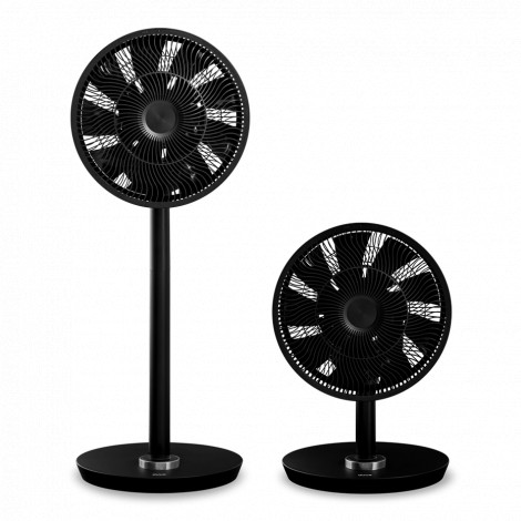 Duux Smart Fan Whisper Flex Smart Black with Battery Pack Stand Fan, Timer, Number of speeds 26, 2-22 W, Oscillation, Diameter 3