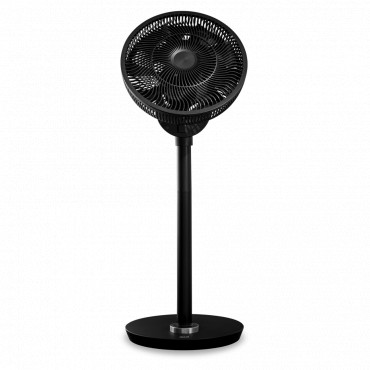 Duux Smart Fan Whisper Flex Smart Black with Battery Pack Stand Fan, Timer, Number of speeds 26, 2-22 W, Oscillation, Diameter 3