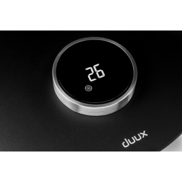 Duux Smart Fan Whisper Flex Smart Black with Battery Pack Stand Fan, Timer, Number of speeds 26, 2-22 W, Oscillation, Diameter 3