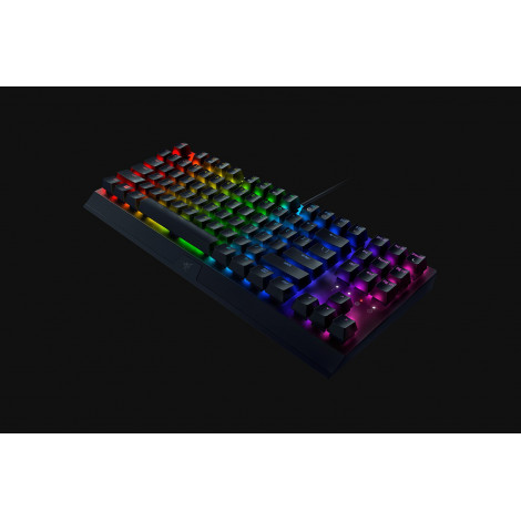 Razer BlackWidow V3, Gaming keyboard, RGB LED light, US, Black, Wired