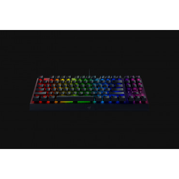 Razer BlackWidow V3 Tenkeyless Gaming keyboard, RGB LED light, RU, Black, Wired