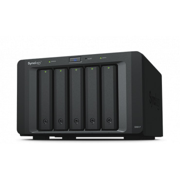 Synology Tower NAS Expansion Unit DX517 up to 5 HDD/SSD Hot-Swap (drives not included), Internal AC 100-240V Universal, 50/60 Hz