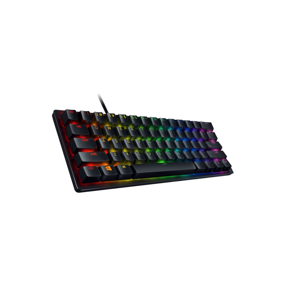 Razer Huntsman Mini 60%, Gaming Keyboard, Opto-Mechanical, Nordic, Black, Wired