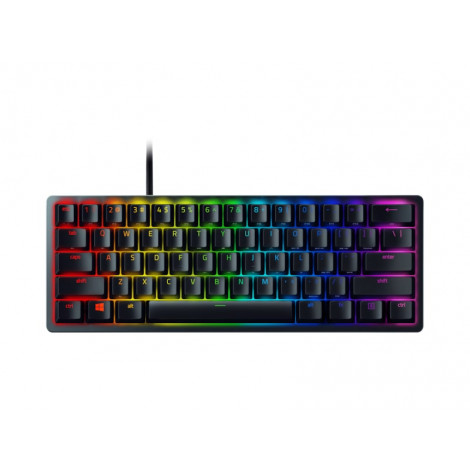 Razer Huntsman Mini 60%, Gaming Keyboard, Opto-Mechanical, Nordic, Black, Wired